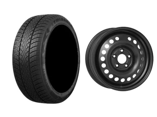 Roata completa Hyundai i30 janta otel ALCAR 6595 6.5x16 + anvelopa Iarna Triangle TW401 205/55R16 94V/XL Roti complete Hyundai